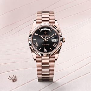 ROLE_X OYSTER PERPETUAL DAY DATE COPPER BLACK