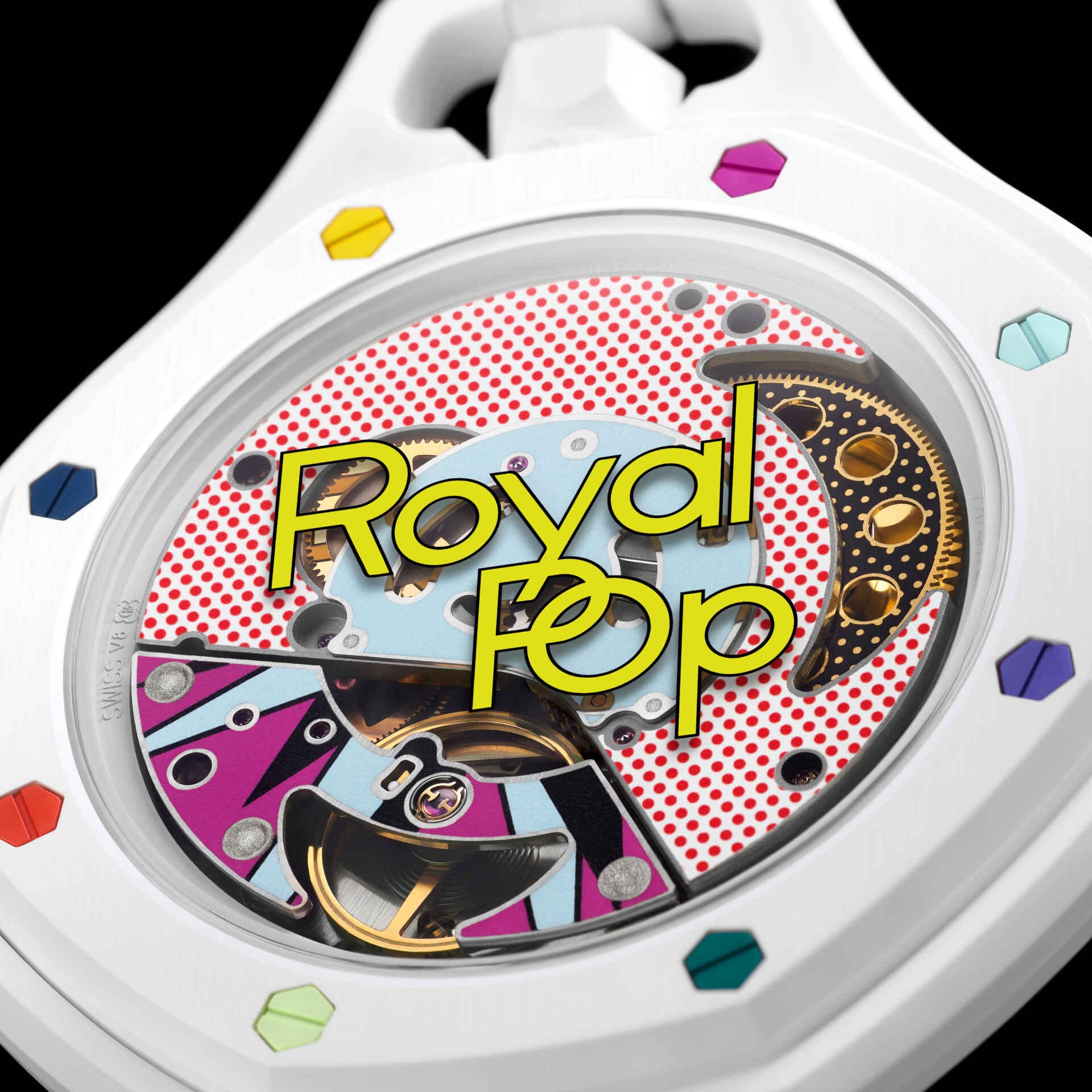 AP SWATC_H X ROYAL POP HUIT BLANC