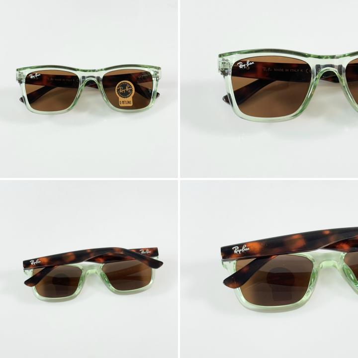 RAYBA_N REVERSE WATER GREEN TIGER BROWN
