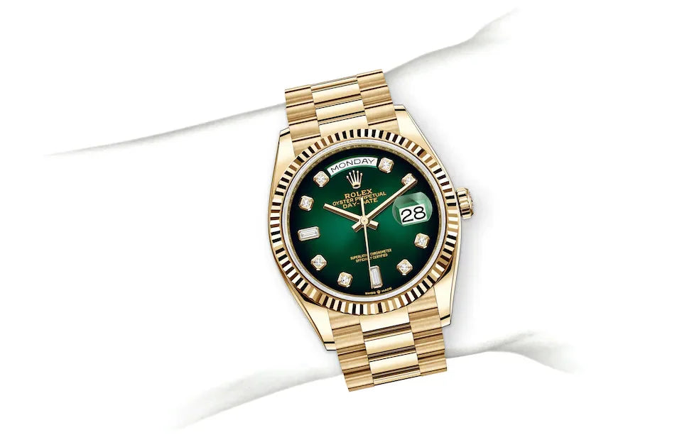 ROLE_X OYSTER PERPETUAL DAY DATE DIAMOND