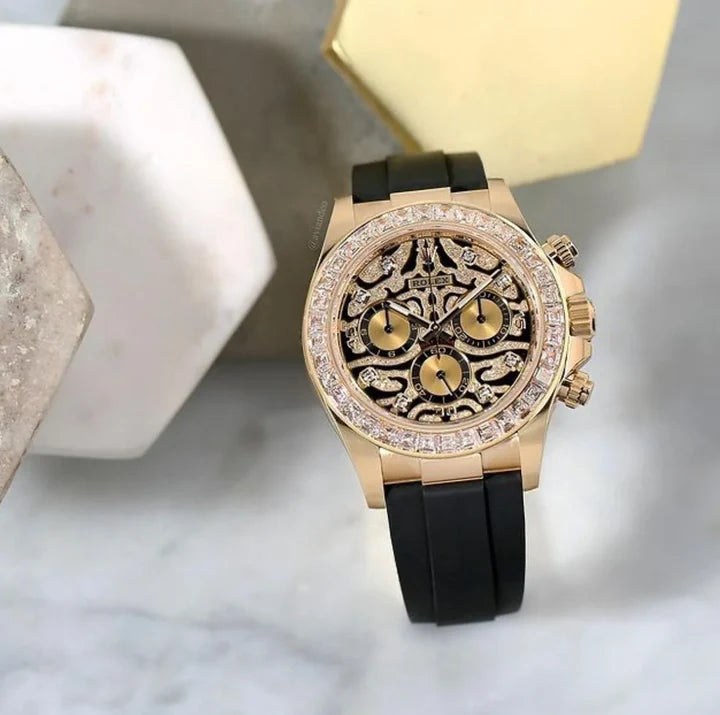 ROLE_X OYSTER PERPETUAL TIGER GOLD