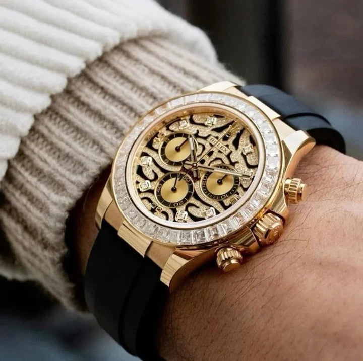 ROLE_X OYSTER PERPETUAL TIGER GOLD